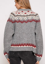 Load image into Gallery viewer, Gray Wool Blend Toggle Cardigan - Farm Town Floral & Boutique