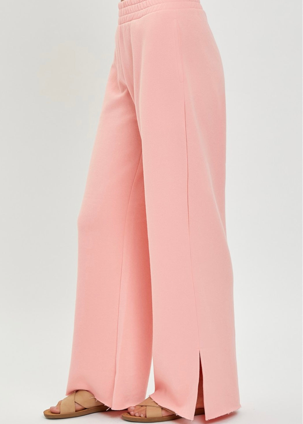 Blush pink sweatpants on sale