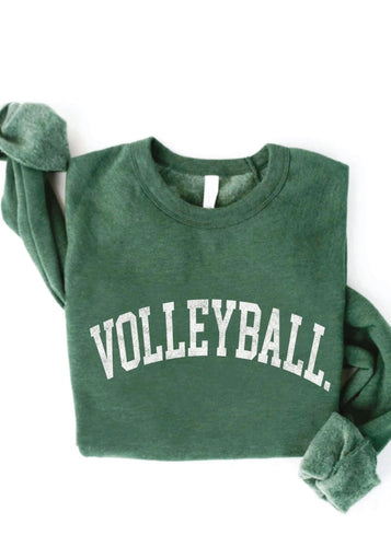Volleyball Sweatshirt Pre-order - Farm Town Floral & Boutique