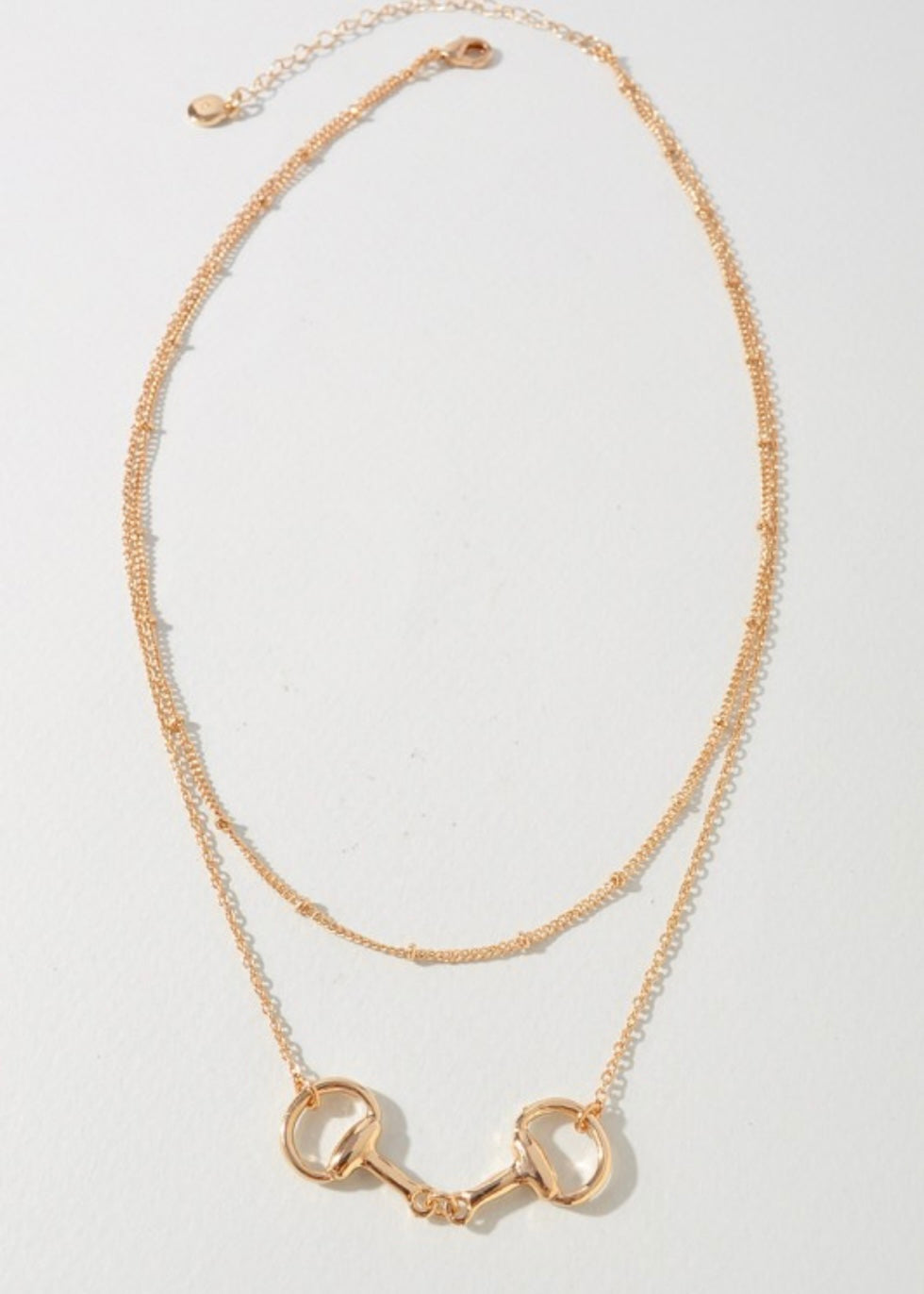 Gold or Silver Bit Necklace - Farm Town Floral & Boutique