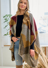 Load image into Gallery viewer, Autumn Leaves Shawl - Farm Town Floral &amp; Boutique
