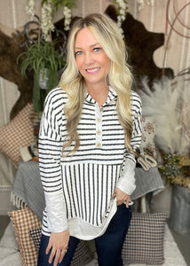 Stripe Pullover Top