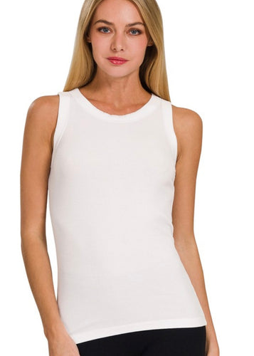 White Favorite Tank - Farm Town Floral & Boutique
