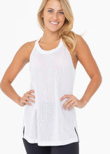 Load image into Gallery viewer, White Jersey Long Tank - Farm Town Floral &amp; Boutique
