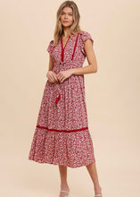 Load image into Gallery viewer, The Scarlet Red Wildflower Dress - Farm Town Floral &amp; Boutique
