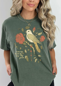 Comfort Colors Tee Moss - Farm Town Floral & Boutique