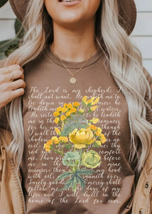 Comfort Colors Tee Espresso - Farm Town Floral & Boutique