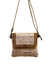 Load image into Gallery viewer, Neutral Buck Weave Handbag - Farm Town Floral &amp; Boutique
