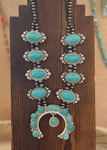 Short Squash Turquoise Necklace