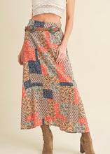 Load image into Gallery viewer, Patchwork Midi Skirt
