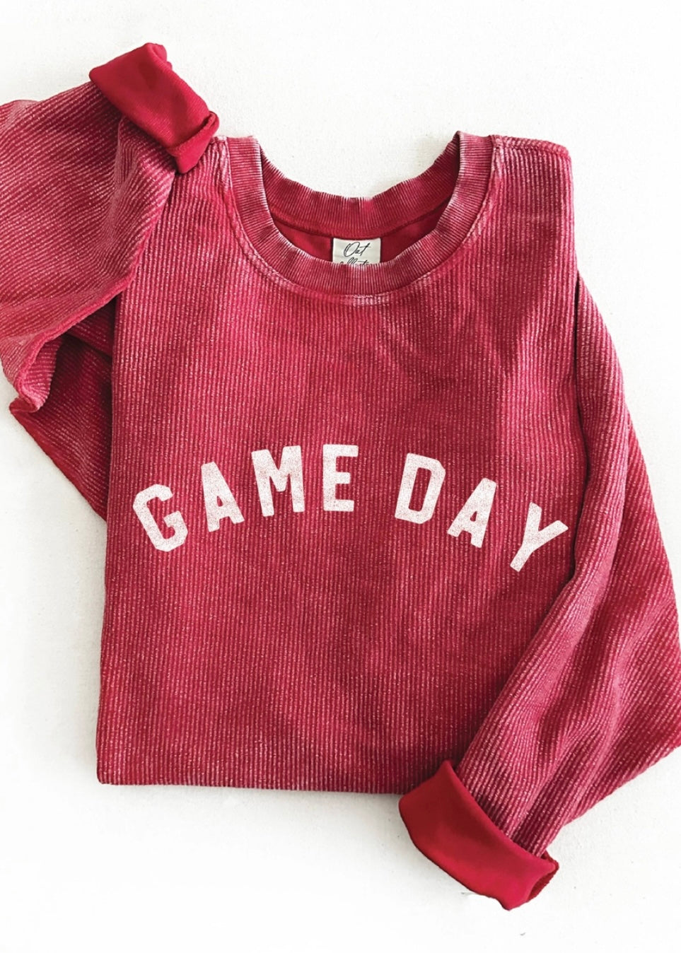 Game Day Vintage Thermal Pullover - Farm Town Floral & Boutique