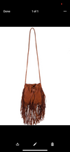 Load image into Gallery viewer, Leather Heartland Fringe Handbag - Farm Town Floral &amp; Boutique
