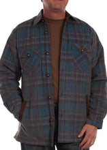 Load image into Gallery viewer, Mens Navy Sherpa Corduroy Jacket - Farm Town Floral &amp; Boutique
