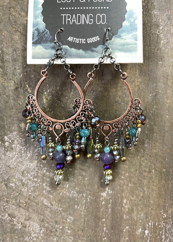 Gypsy Chandelier Earrings - Farm Town Floral & Boutique