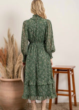 Load image into Gallery viewer, Christmas Green Sara Dress - Farm Town Floral &amp; Boutique
