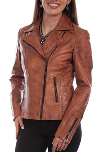 Quilted Penelope Leather Jacket - Farm Town Floral & Boutique